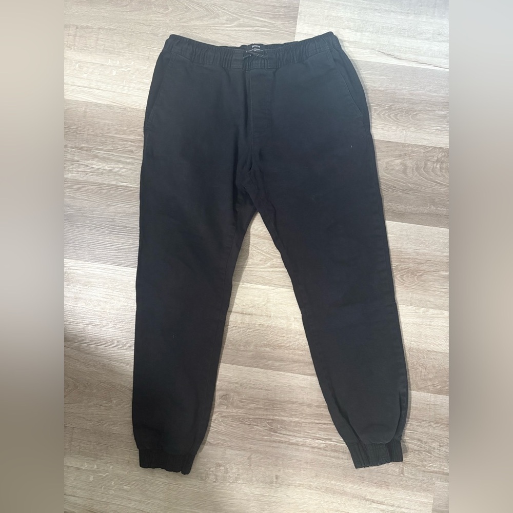 Bershka Men's slim Charcoal Jogger. Size Medium.